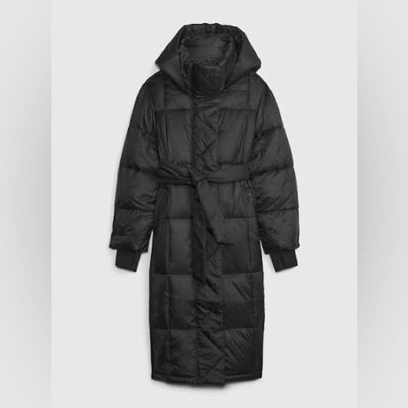 NWT! GAP Green Big Puff Coat - Size Medium - Picture 2 of 11